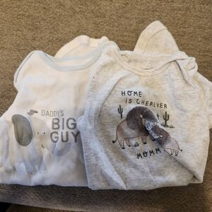 Carter's (2) Baby Onesies